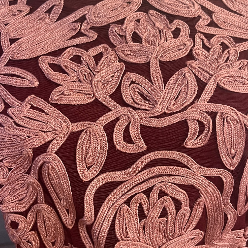 JS Collections Burgundy Dress - Picture 3 of 10